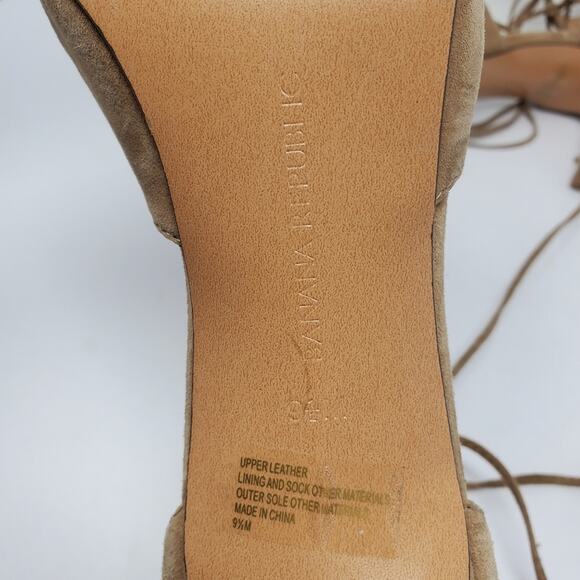 Banana Republic Nude lace up point toe heels 9.5 Excellent condition - Picture 8 of 8